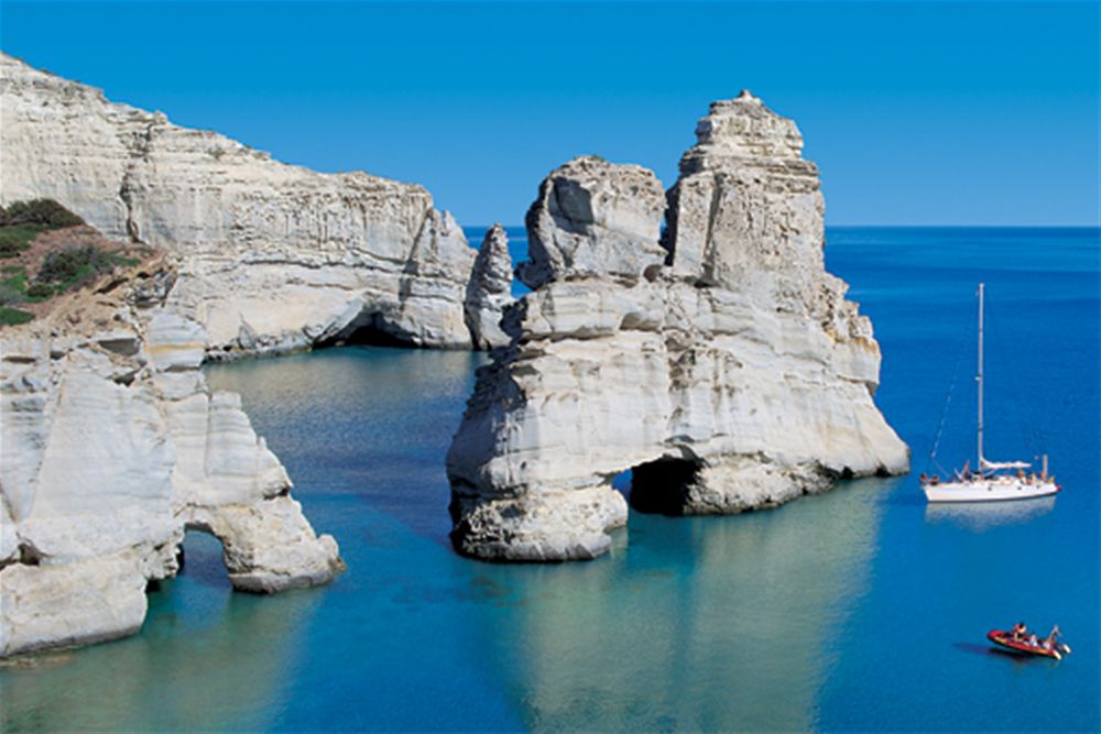 Milos - Visit on your yacht charter vacation with OceanBLUE Yachts Ltd.